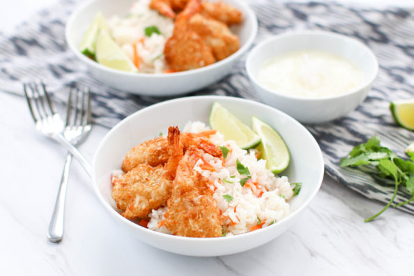Coconut Shrimp With Tropical Rice